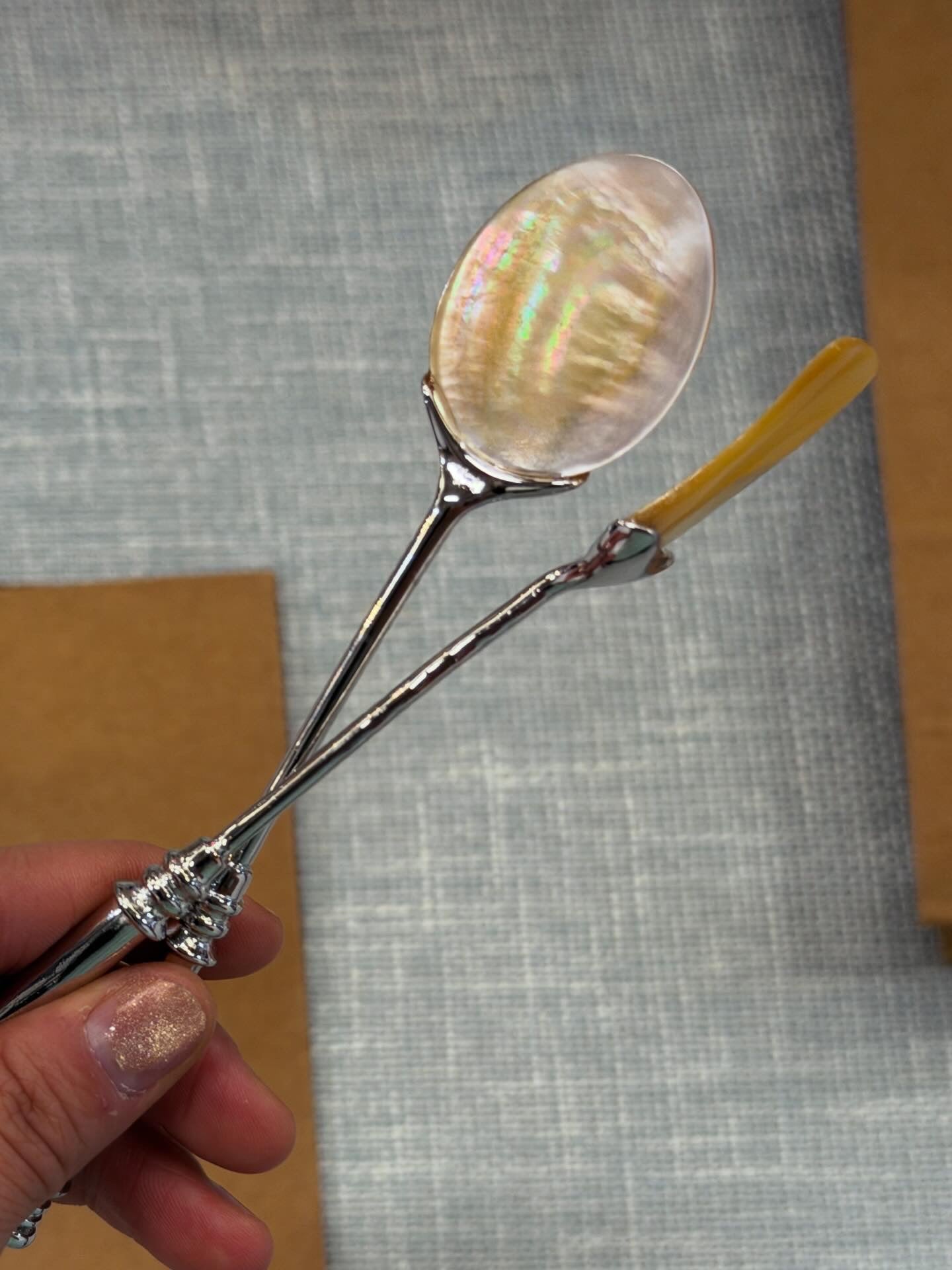 Mother of Pearl Spoon